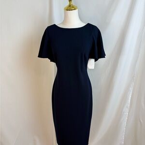 Calvin Klein Navy Midi Dress